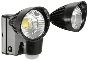 Battery Powered Twin LED Floodlight with 