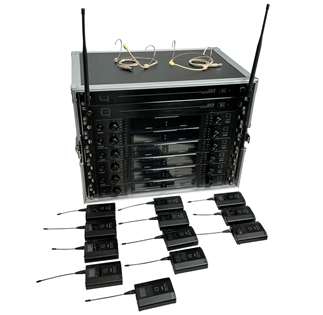 12 Way Wireless Microphone Set with Be 