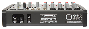 Mixer 6 Channel with Bluetooth, USB-C% 