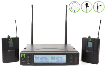 QWM1960 V2 Wireless Dual Beltpack Microp 