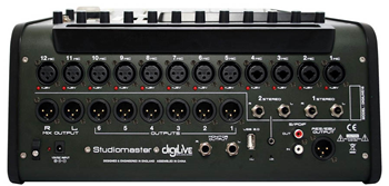 16 Channel 8 Output Digital Mixer 