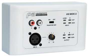 DZBOX22Mic/Line Connection Box for DZMATRI 
