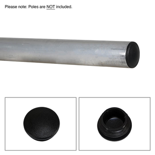 Aluminium Tube End Caps for 48mm Tube% 