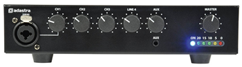 5 Channel 100V Mixer-Amp 90 Watts 