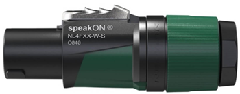 Neutrik NL4FXX-W-S SpeakON 4 Pole Connec 