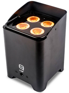 LED Outdoor Uplighter Battery Powered 4x 