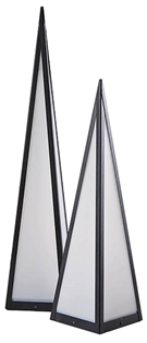 Battery Powered Pyramid Garden Lamp -  