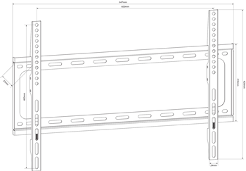 Fixed TV Wall Bracket 32-65