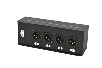 4 Way RJ45 Socket to XLR or Jack C 