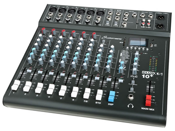 10 Channel PA Mixer with Effects &%2 