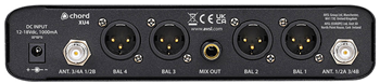 Quad UHF Beltpack Wireless Microphone Sy 