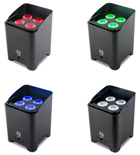 Outdoor LED Uplighters Set of 8 - Ba 