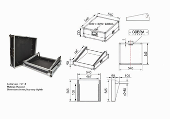 Mixer Flight Case 10 Unit 