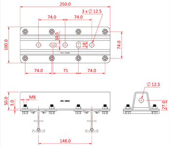 Doughty Studio Rail 60 Suspension Bracke 