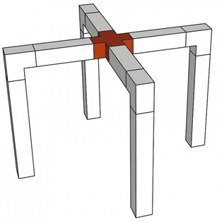 Contestage Trio290 50mm Truss 4 Way Cr 