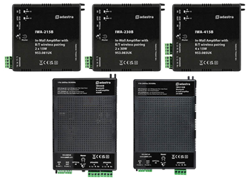 In-Wall Stereo Amplifier with Bluetooth  