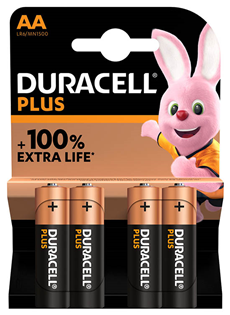 Duracell Plus Power Alkaline Batteries P 