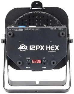 LED Par Can RGBWA & UV 12 x 12W% 