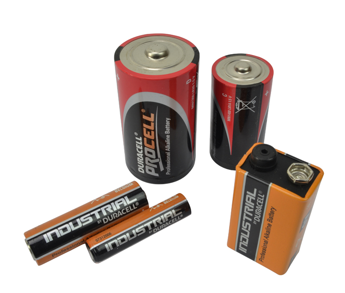 Duracell Industrial ALKALINE Batteries, Accessories
