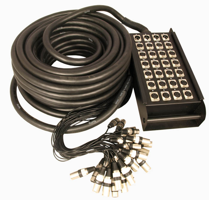 Cobra Stage Snake 24 Inputs 4 Outputs Audio Leads