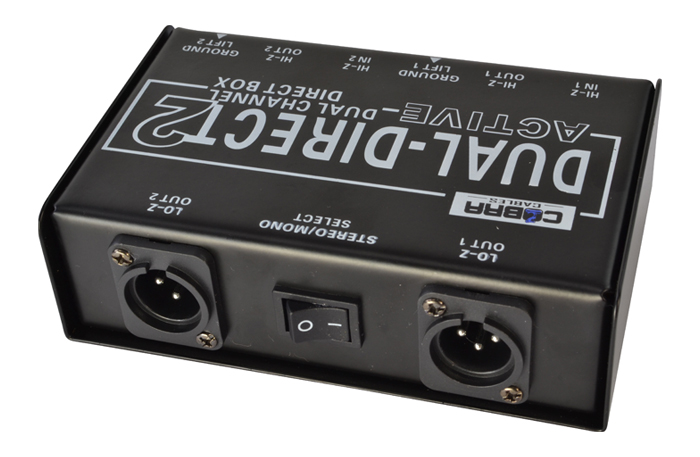 thumbnail image 2 of Stagg SDI-ST 2-Channel Passive DI Box – Mono/Stereo Switch For Studio & Live Sound 2 of 10