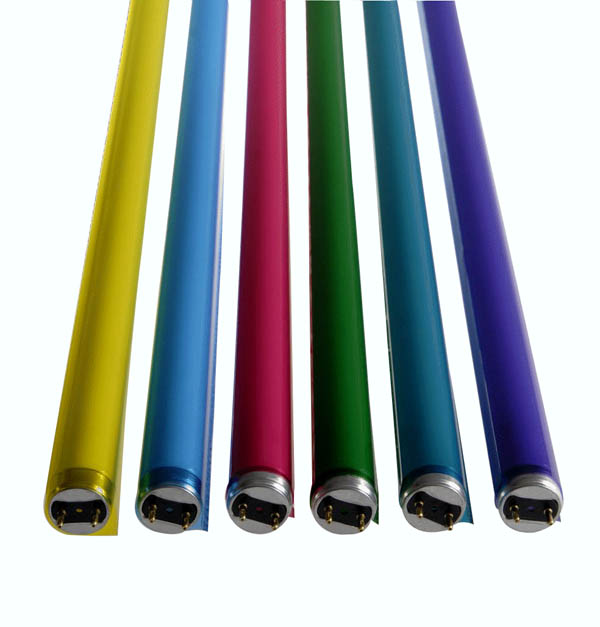 QTY 6 48" T5 4' COLORED Tube Guard Fluorescent Plastic Choose Colors NEW 