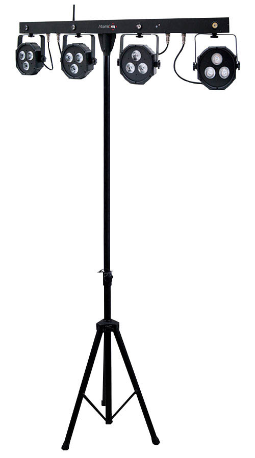 Stage Lighting Package with 8 RGB Lights Stands DMX Controller Stage