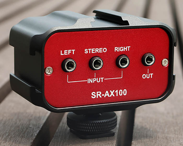 2 Channel Mixer for DSLR Cameras Camcorders Phone and Camera Mixers