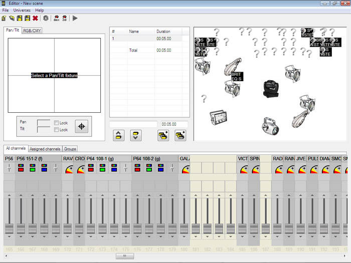 Sweetlight D 512 DMX Software Interface DMX Lighting Controllers