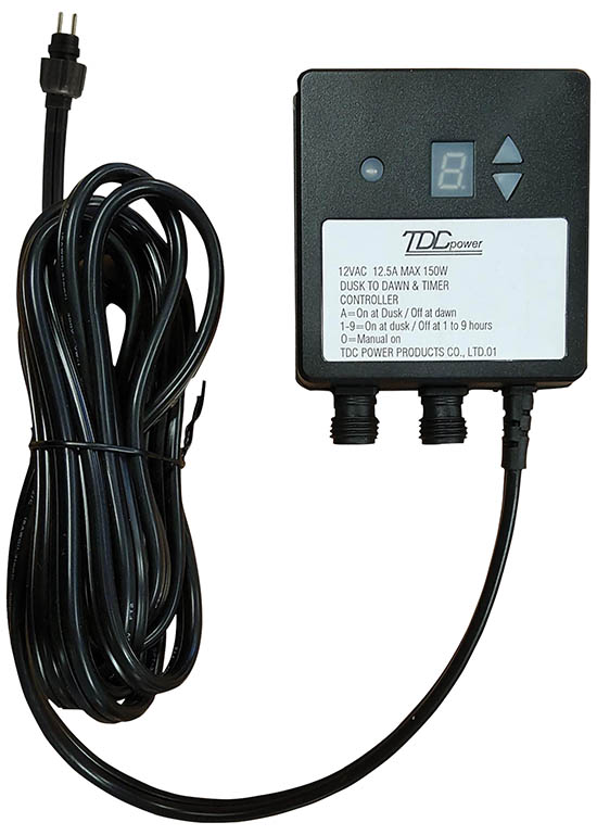 12V Dawn to Dusk Sensor with 9 Hour Timer Outdoor Lighting Accessories