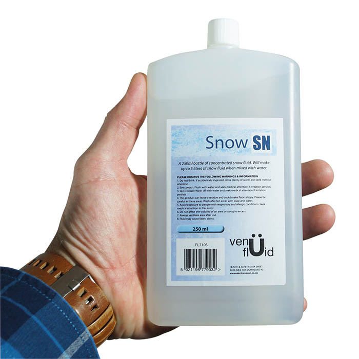 Snow Fluid 250ml Concentrated Slimline Bottle Fluids