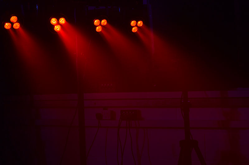 Stage Lighting Package with 8 RGB Lights Stands DMX Controller Stage