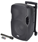 10 Portable PA Speaker Battery Powered with Radio Mic and Bluetooth