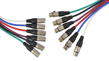 Mic Lead XLR Male to XLR Female Suits Balanced Mics - Choice of Cable Length