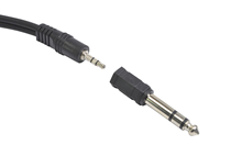 3.5mm Jack to 6.35mm 1/4” Jack Adapter Stereo