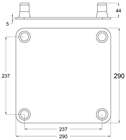 Contestage Quatro290 Truss Base Plate -% 