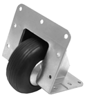 3 80mm Heavy Duty Recessed Castor 