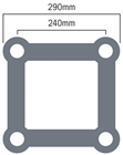 Global Truss F34 PL 162 Degree Corner% 