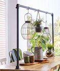 Solar LED Hanging Wire Cage Light -  