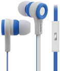 Rubberised Stereo Earphones with Hands-Fre 