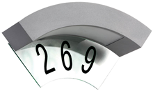 House Number LED Wall Light 240V 