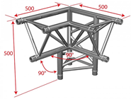 Contestage Trio290 50mm Truss 3 Way Co 