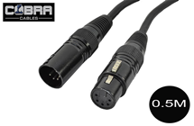 DMX Lead 5 Pin XLR Male to Female  