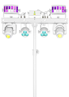 LED Multi Effect Lighting Kit Complete%2 