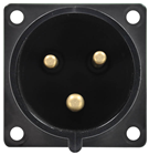 32A 230V 2P E Black Appliance Inlet 