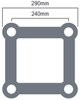 Global Truss F34 2 Way Corner Quatro%2 