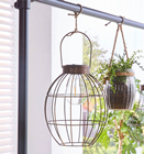 Solar LED Hanging Wire Cage Light -  