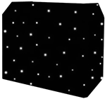 White LED Starcloth for DJ BoothPro