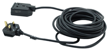 Single Gang 13A Extension Lead - Black 