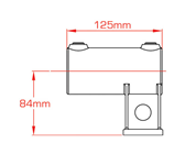 PIPECLAMP RAILING SIDE SUPPORT HORIZ. %2 